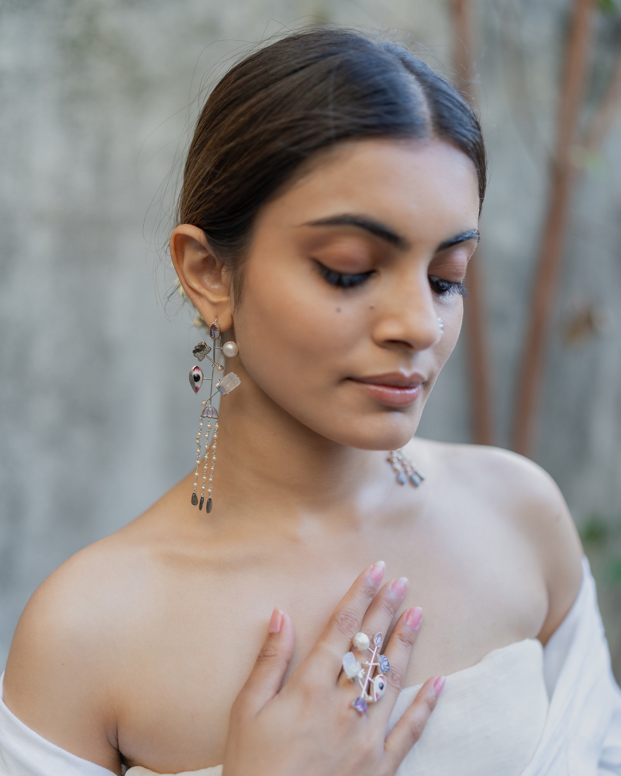 Pichwai Raasleela Earrings