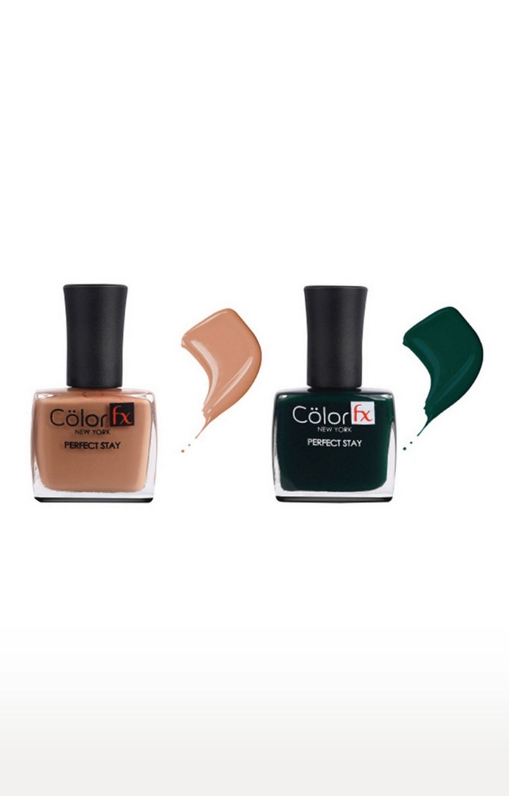 Color Fx | Color Fx Nail Enamel Perfect Stay - Basic Collection Pack of 2 0