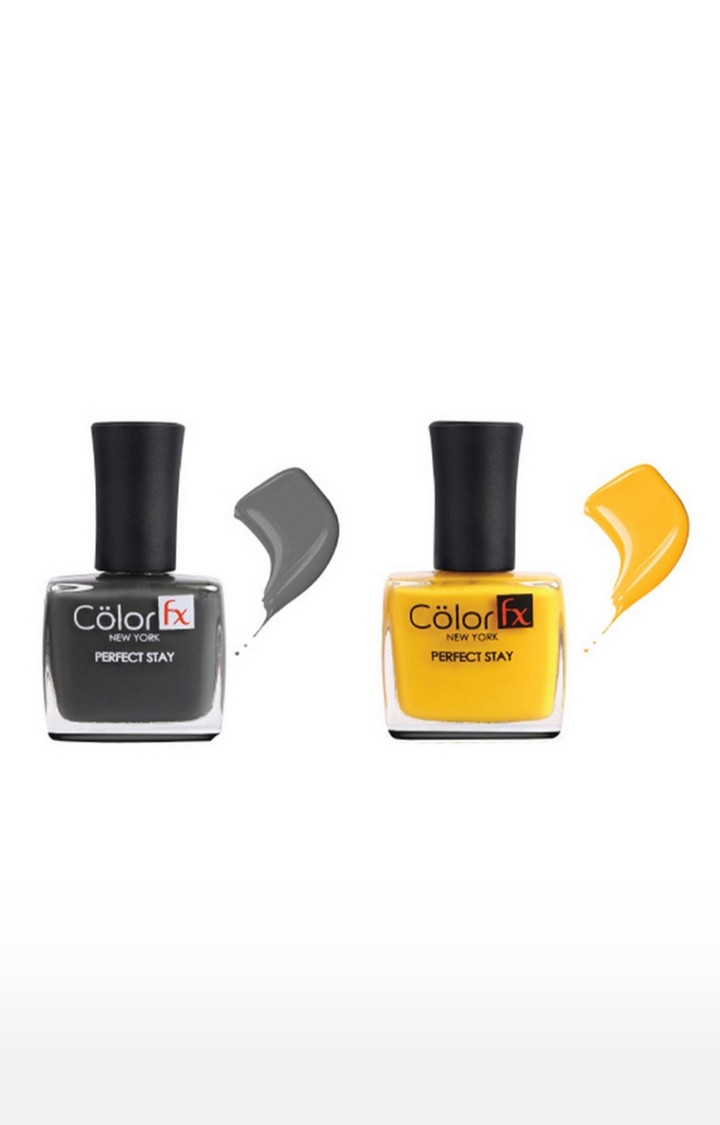 Color Fx | Color Fx Nail Enamel Perfect Stay - Basic Collection Pack of 2 0