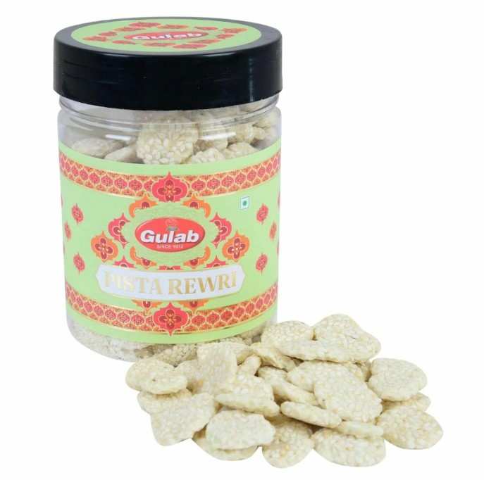 Pista Elaichi Sugar Small Rewri ( Gulab Sweets, Rahtak Wale )