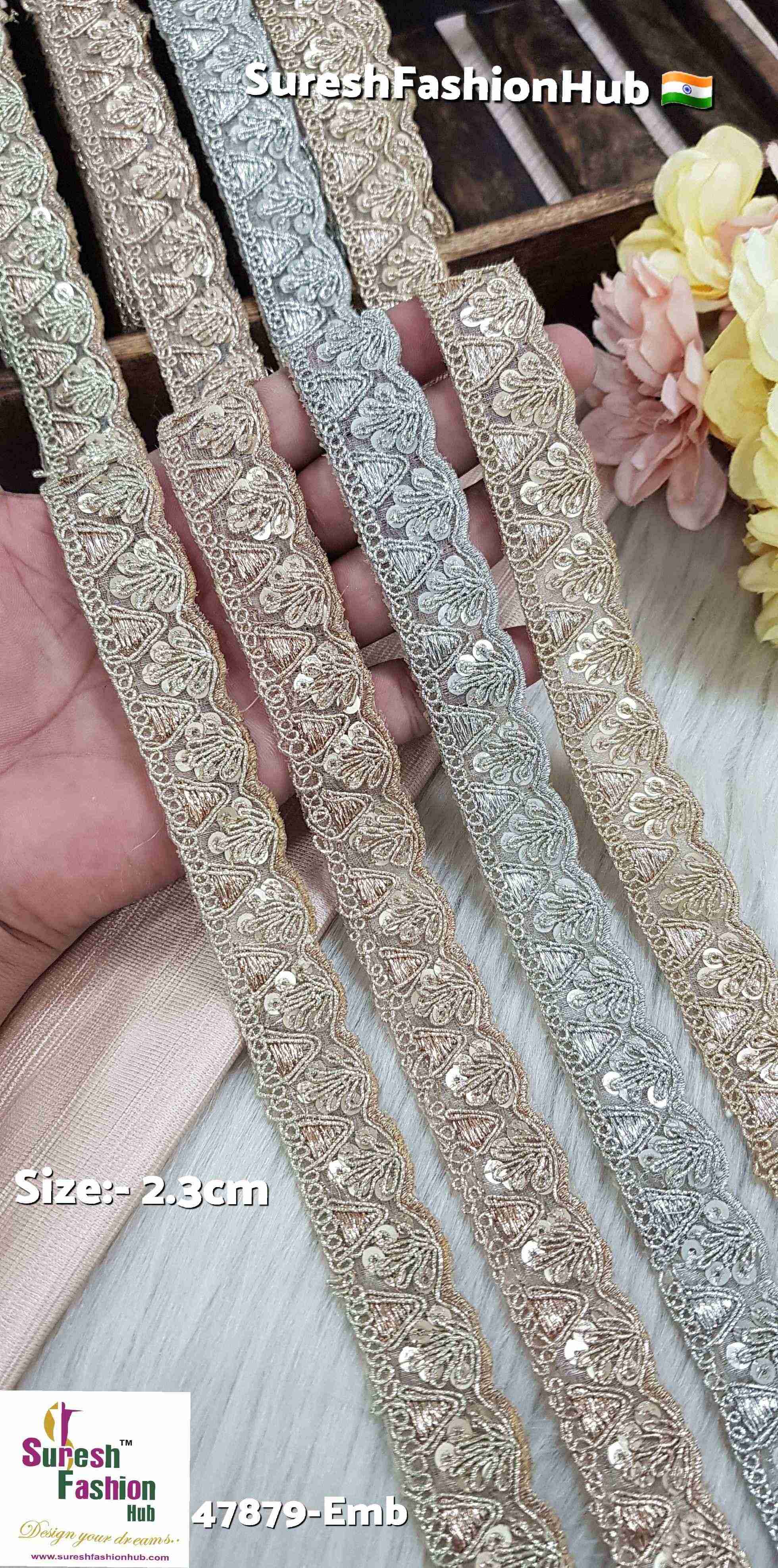 Rose Pink Graceful Scallop Lace