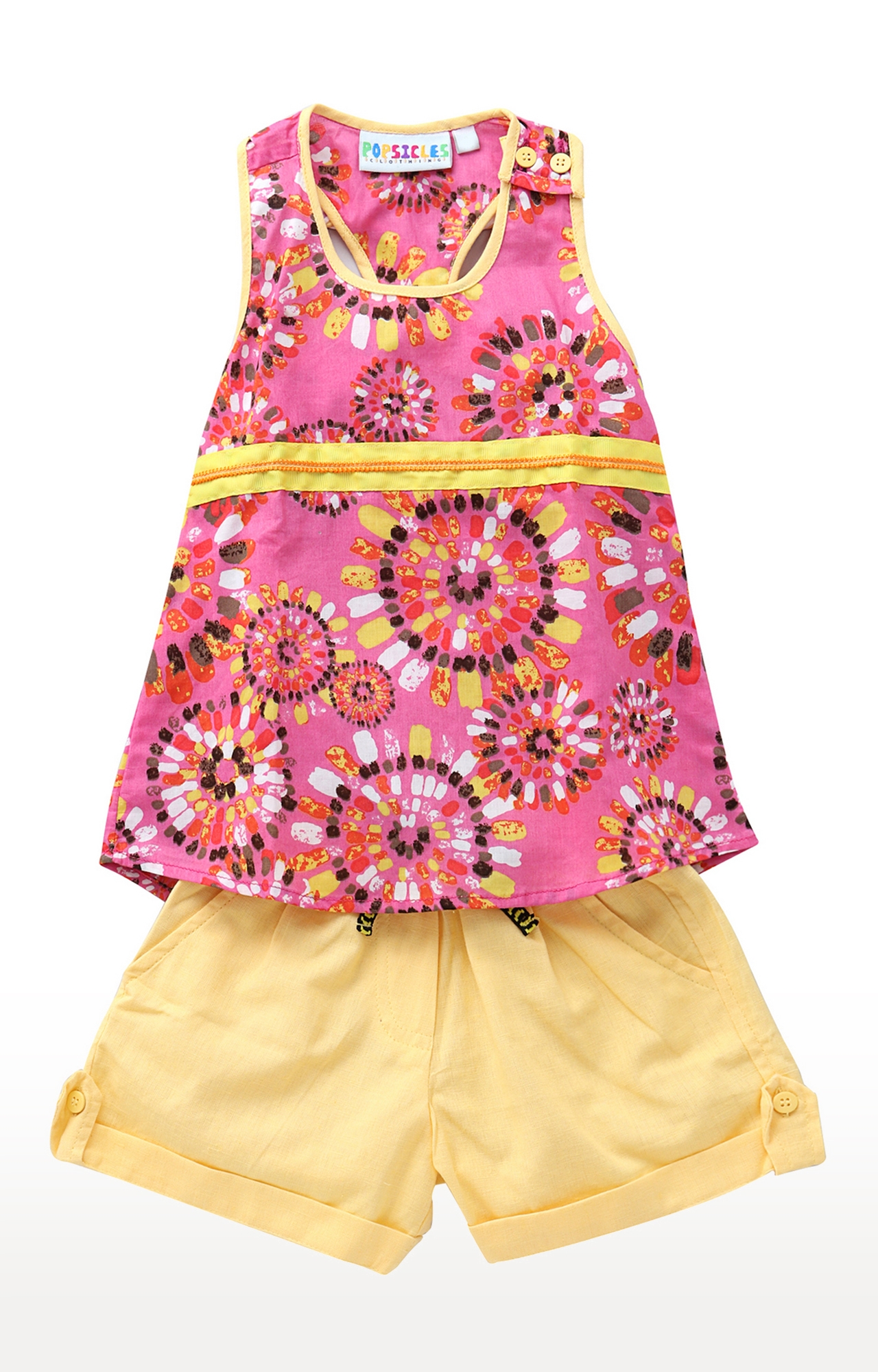 Popsicles Clothing | Popsicles Rouge Shorts Set  Regular Fit Dress For Girl 0