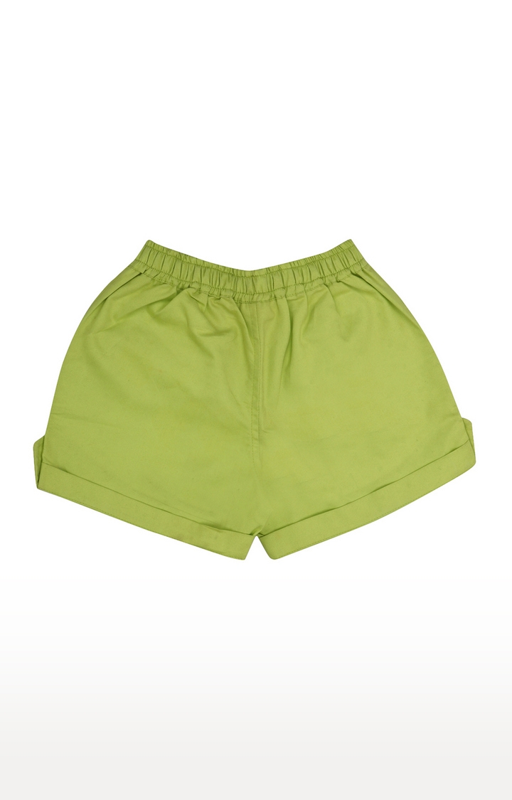 Popsicles Clothing | Popsicles Grassy Top and Short Set Regular Fit For Girl - Green 4
