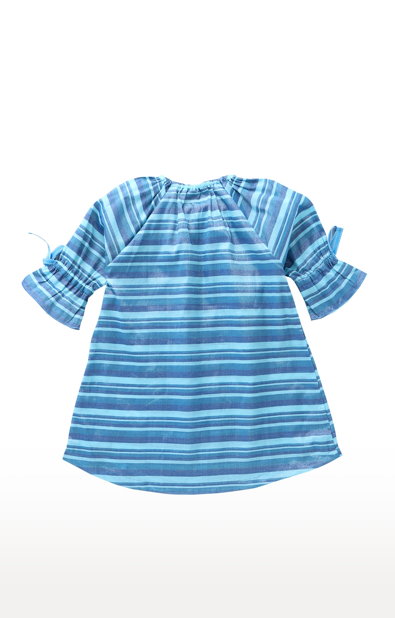 Popsicles Clothing | Popsicles Ocean Dress Regular Fit Dress For Girl (Blue) 1