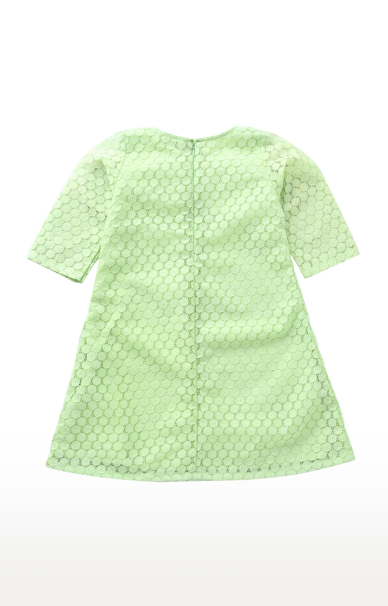 Popsicles Clothing | Popsicles Seafoam Dress Regular Fit Dress For Girl (Green) 1