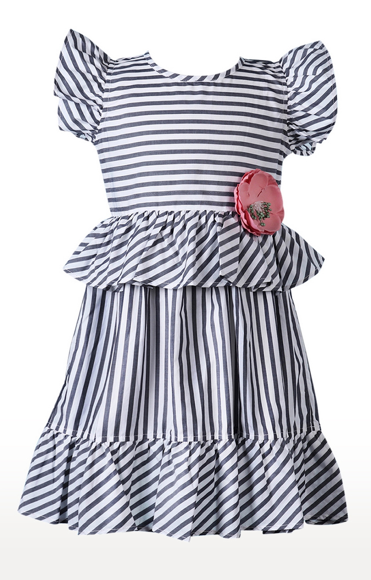 Popsicles Clothing | Popsicles Flint Dress Regular Fit Dress For Girl (Grey) 0