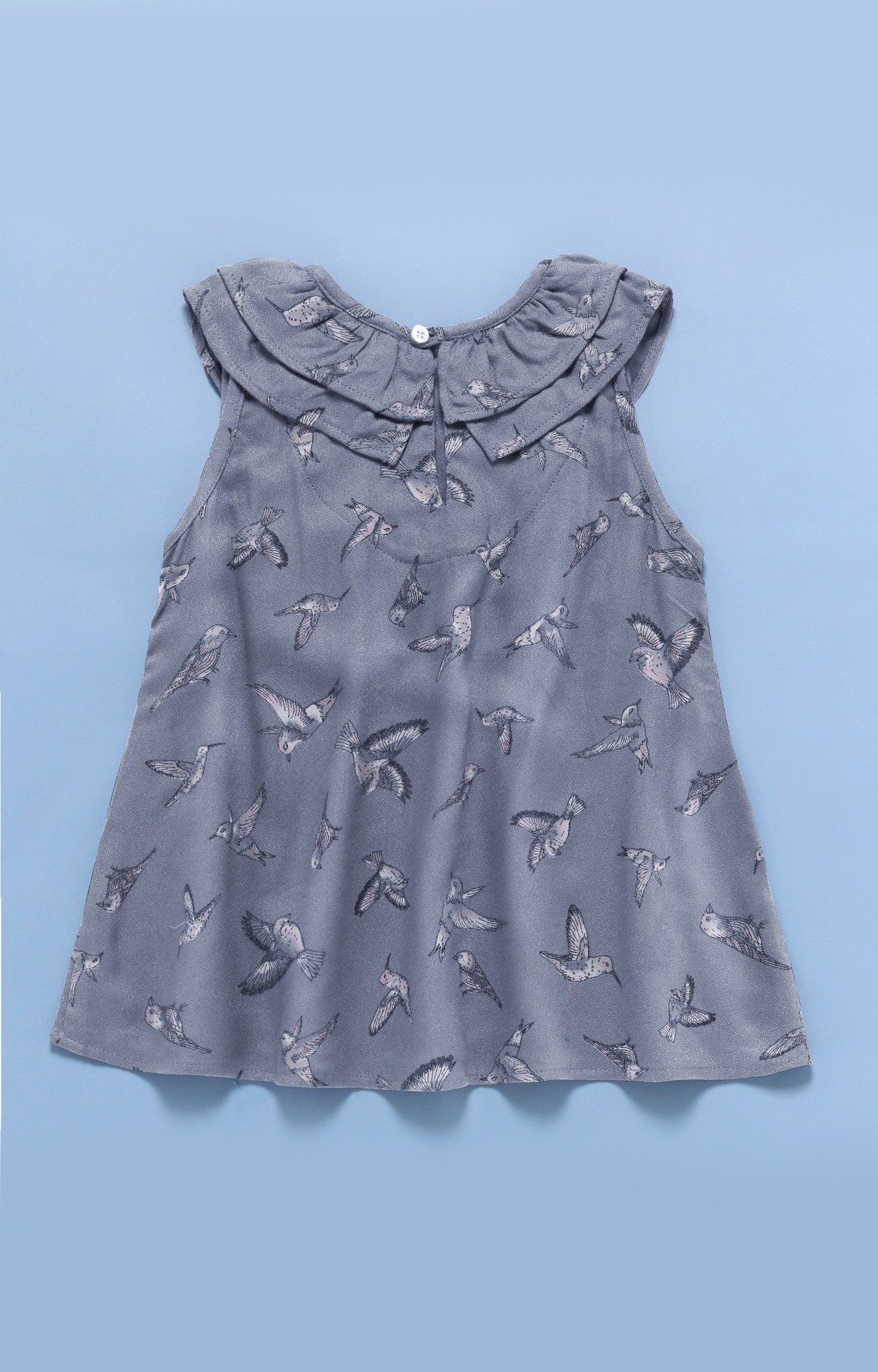 Popsicles Bird Flock Shorts Set Regular Fit Dress For Girl
