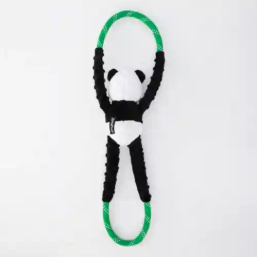 Zippy Paws RopeTugz Panda Plush Toy for Dogs