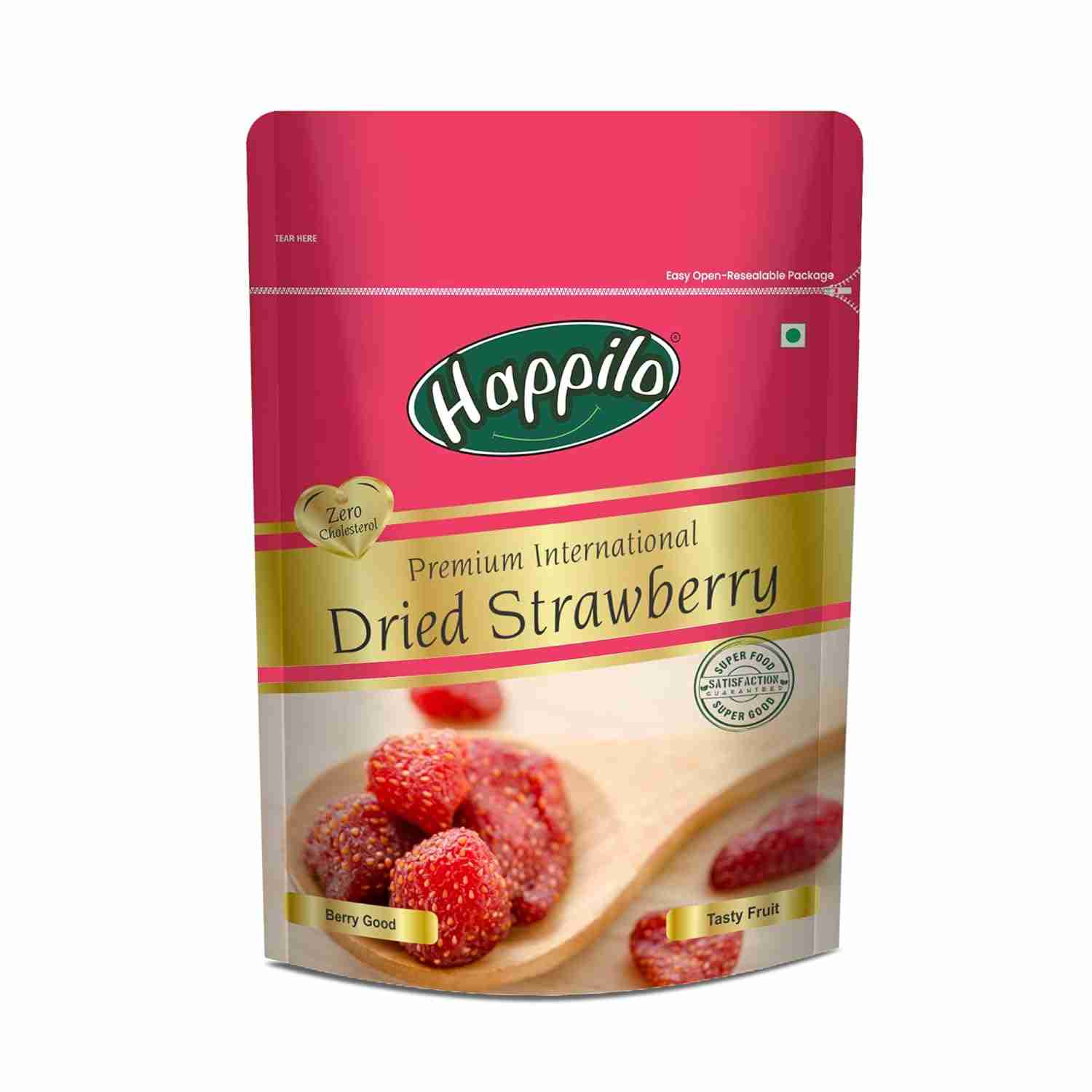 Premium International Dried Strawberry ( Happilo, Bengaluru )