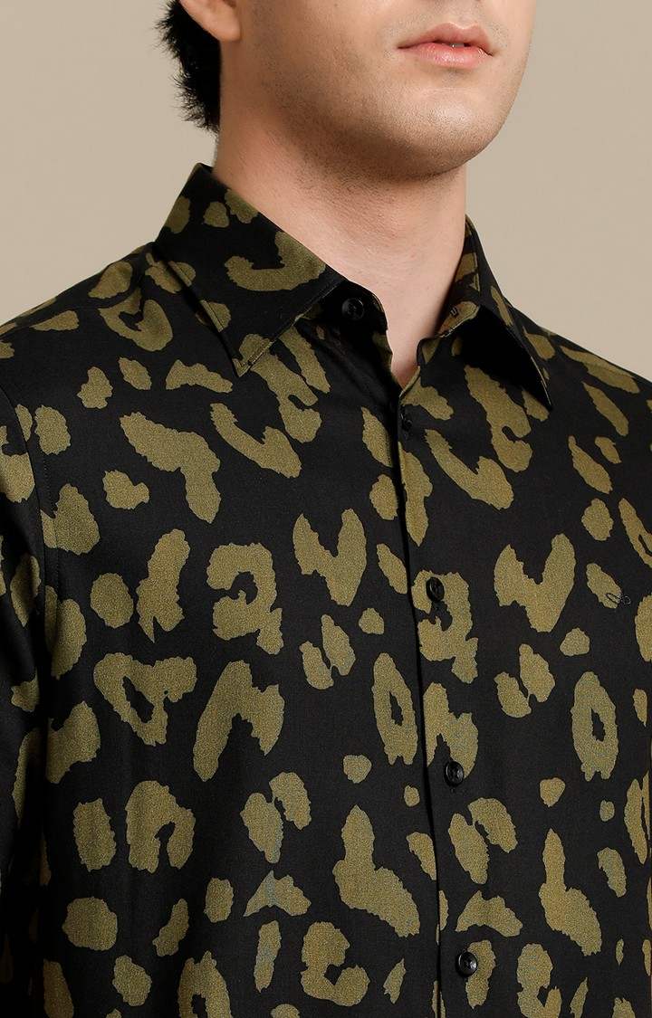 Men's Multicolor Cotton Printed Casual Shirt