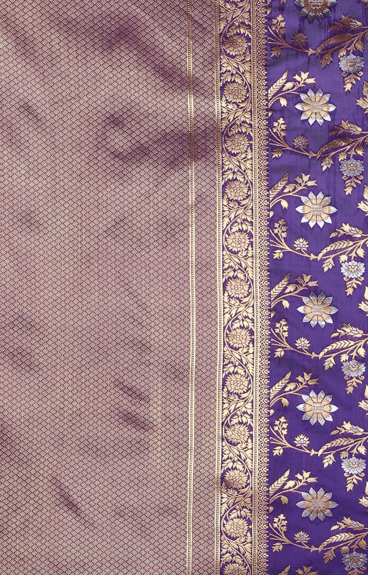 Glemora | Glemora Blue Beautiful Ethnic Wear Silk Blend Banarasi Traditional Saree 5
