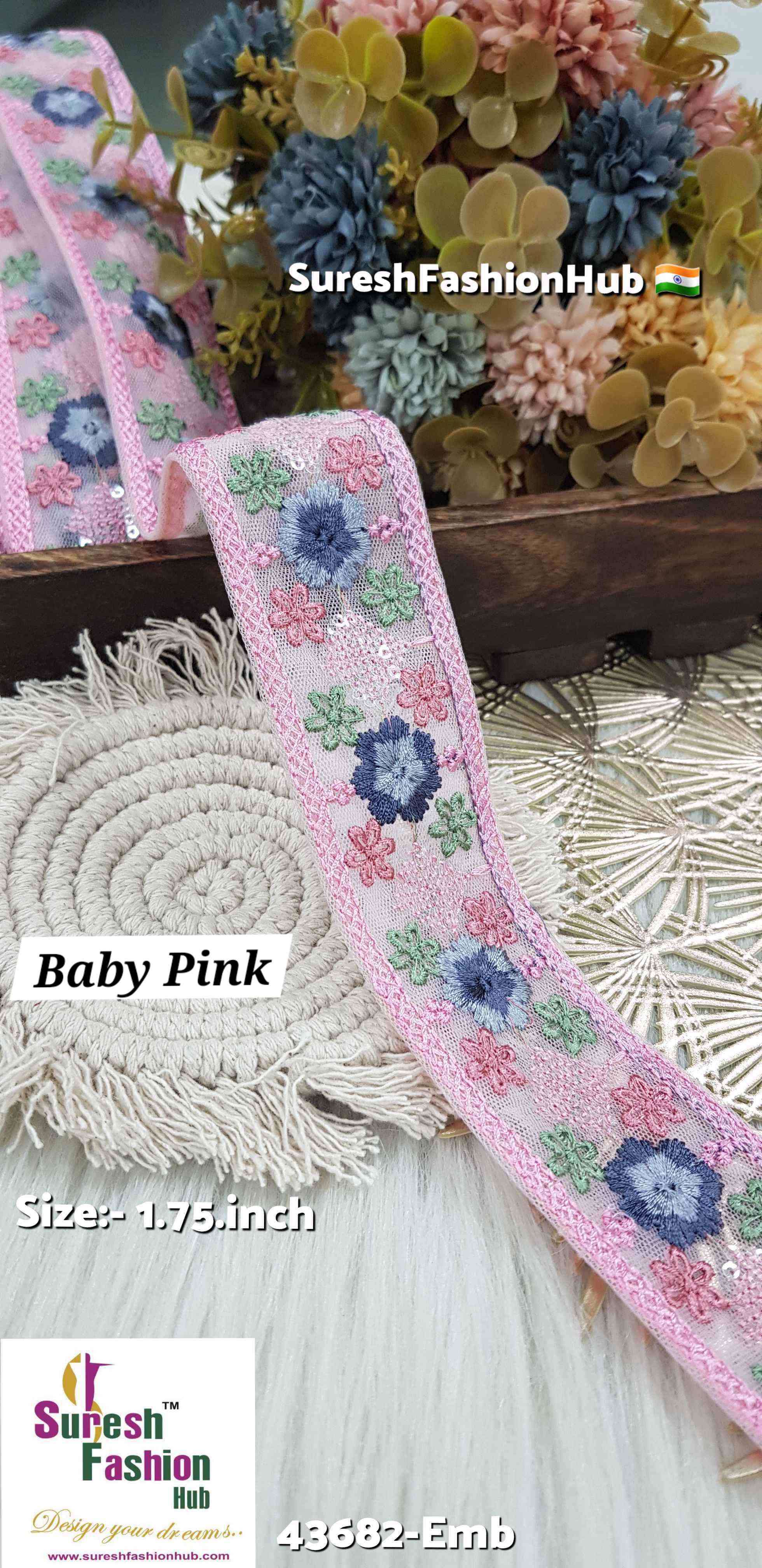 BabyPink Bloom Borders