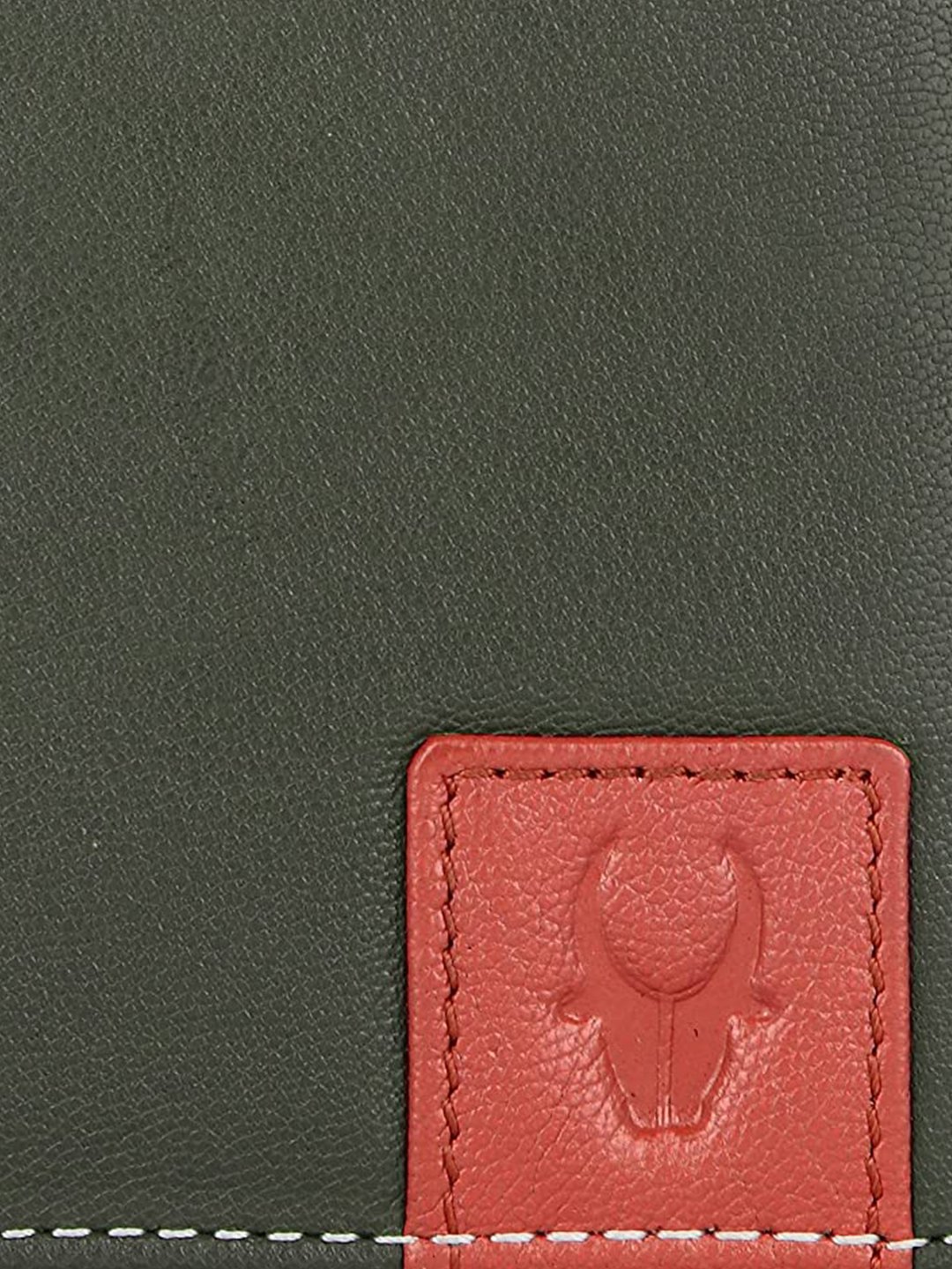 WildHorn RFID Protected Genuine High Quality Leather Embossed Green