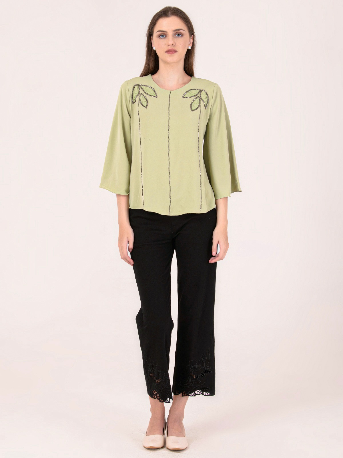 Albion Women P Green Smart Top