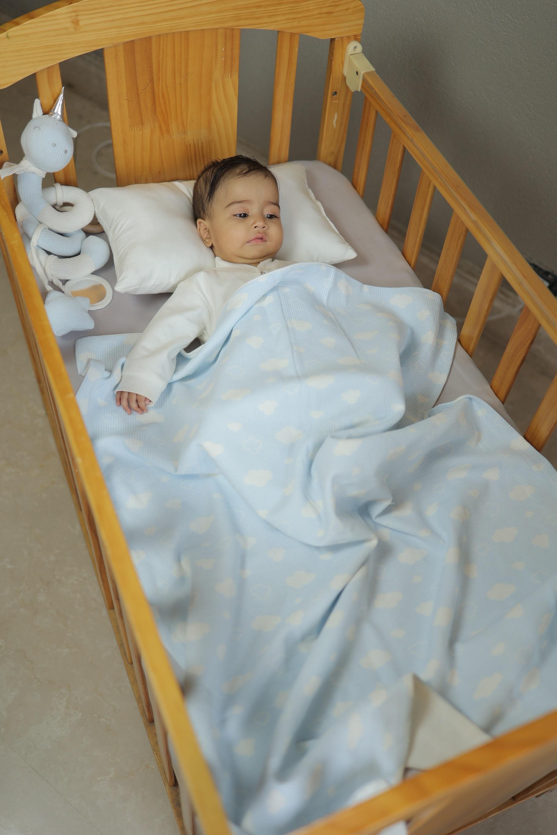 Blue Skies Baby Blanket & Toy Set