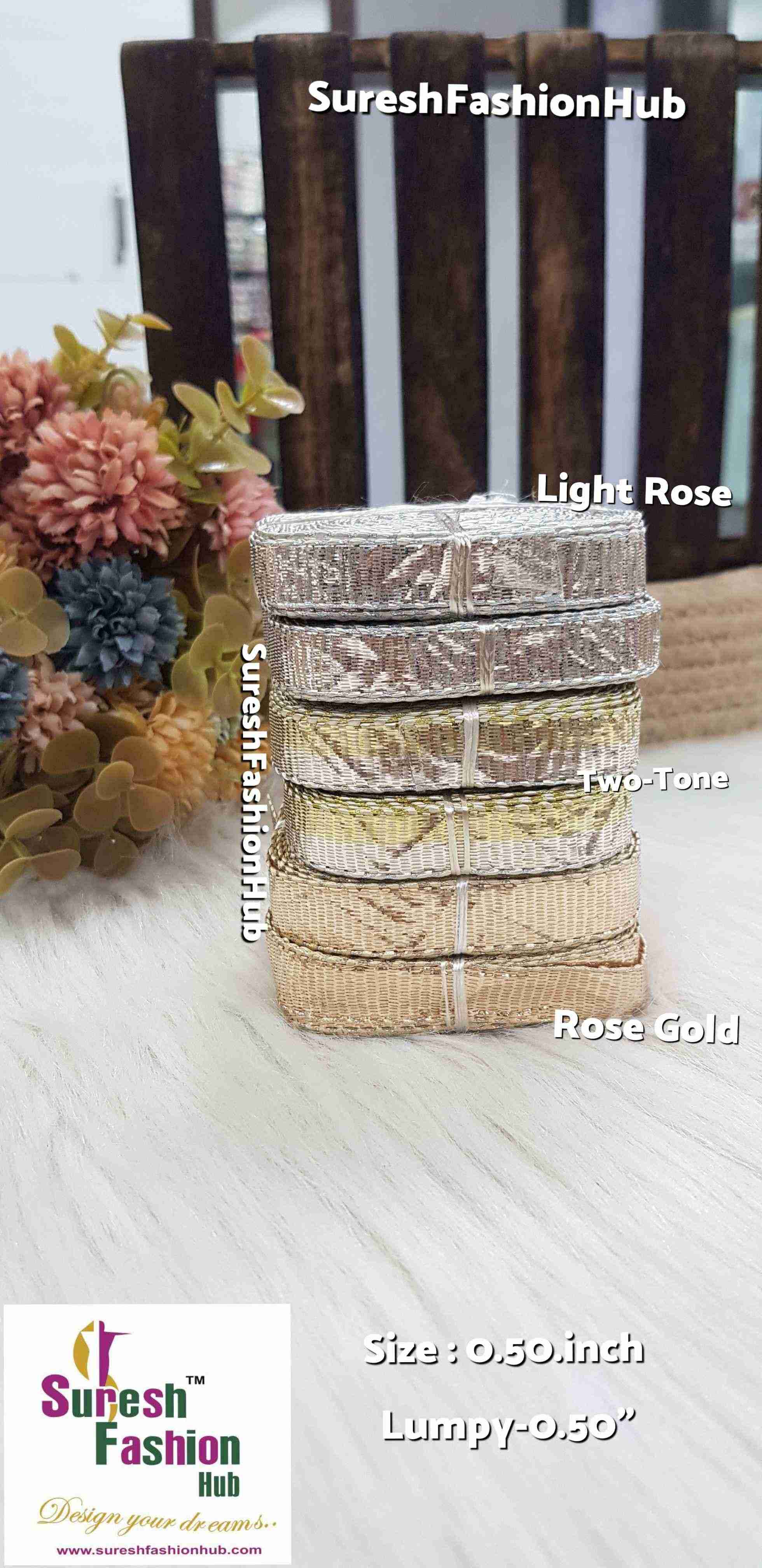 Two Tone Lampi Gota Border 0.50'' inch