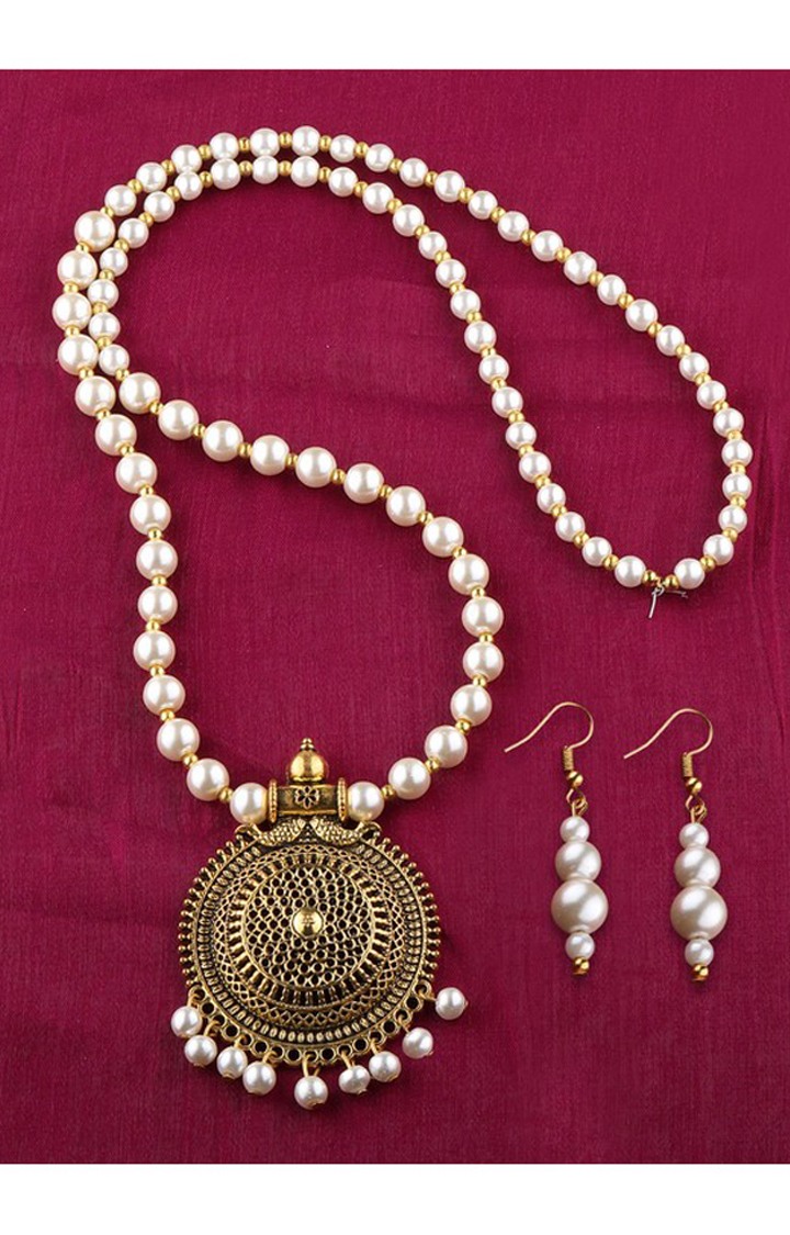 Long pearl sales set designs