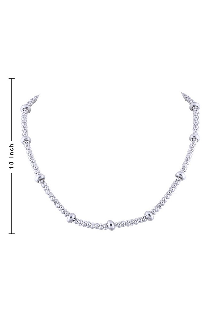 Paola Silver Plated Classic Ball Chain For Men and boy Jewellery
