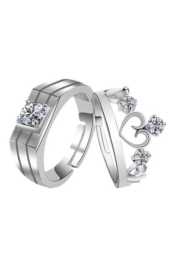 Buy quality 925 Sterling Silver Queen Shaped Ring MGA - LRS3469 in Amreli