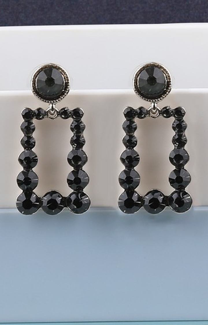 925 Sterling Silver Black Agate Heart Stud Earrings Ladies Mens Kids –  Sterling Silver Fashion