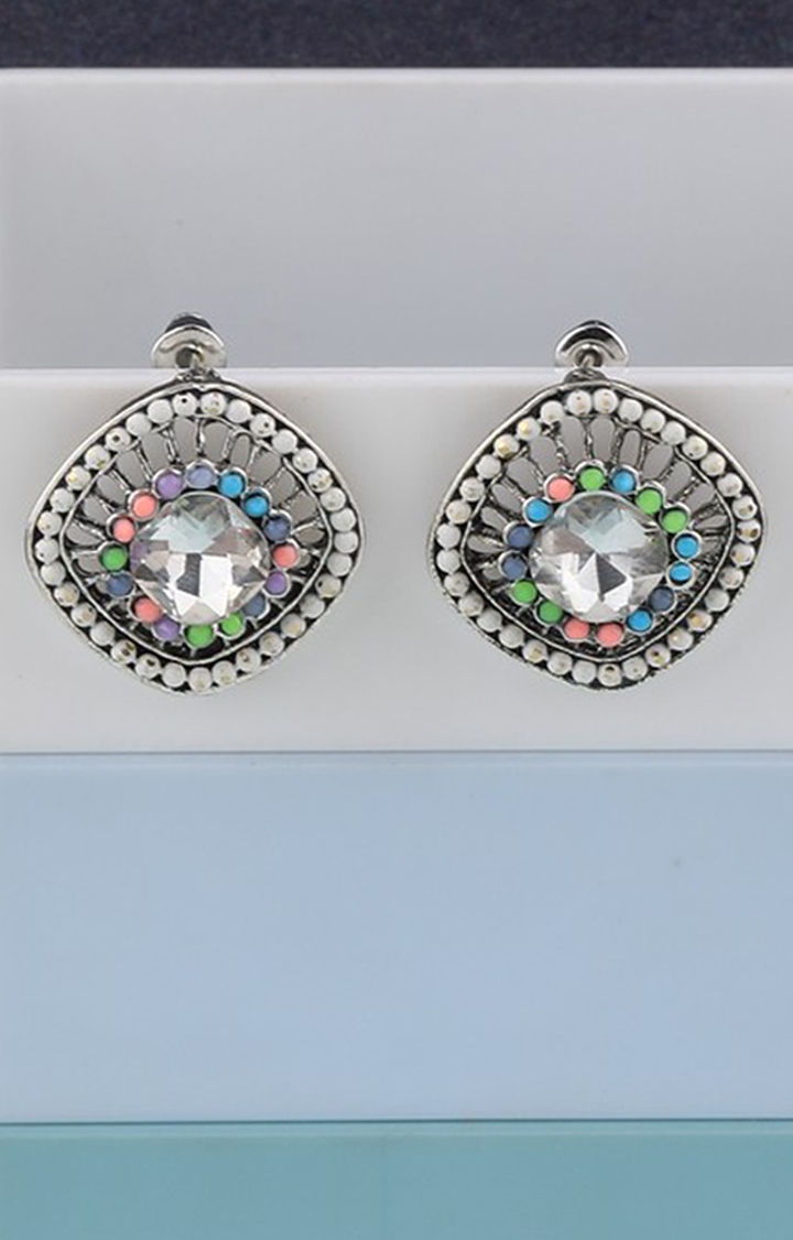 Rainbow Color Wheel Stud Earrings – Poptone Co.