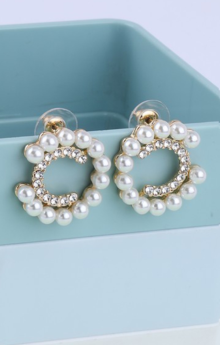 925 Sterling Sliver Designer Amethyst Stone Stud Earrings For Women & Girls  - Gem O Sparkle