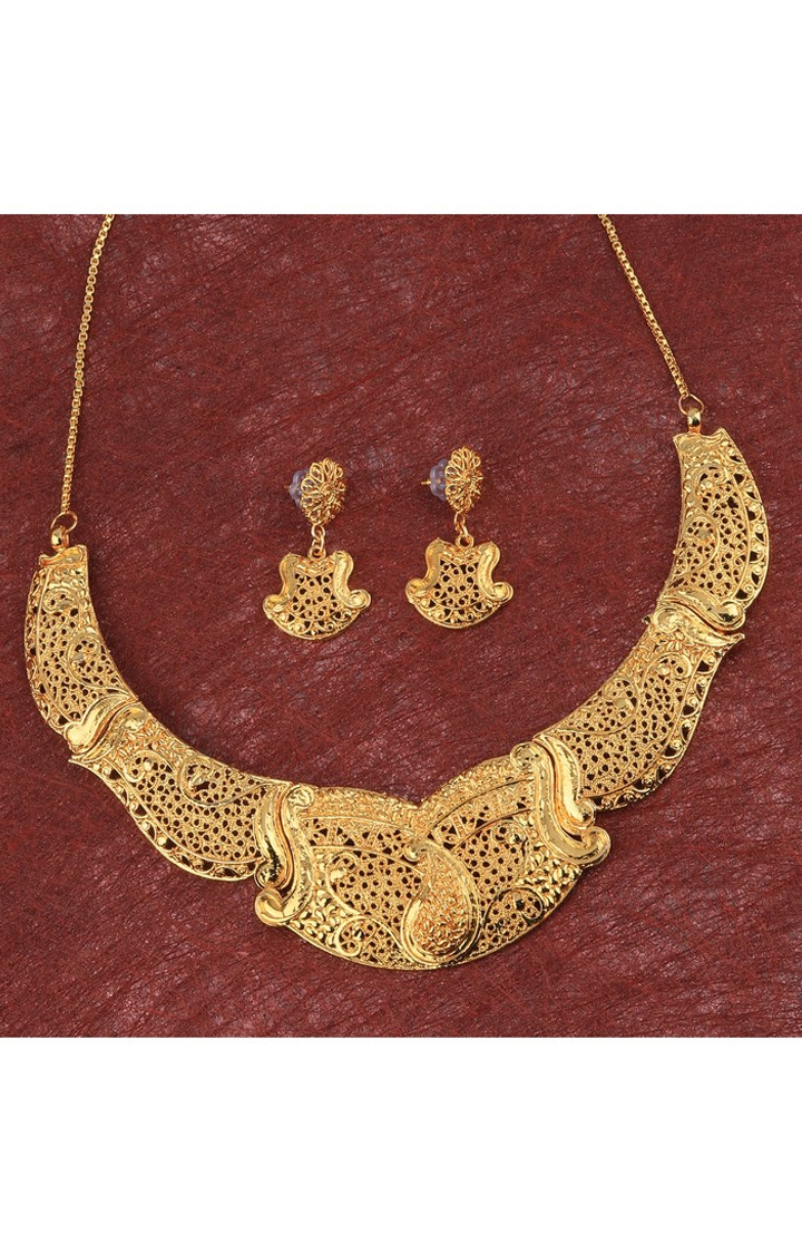 Paola Jewels | Paola Attractive Gold Plated Traditional Jewellery Set For women girl 2