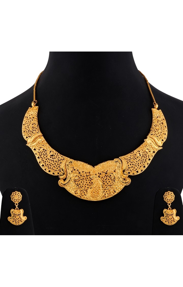 Paola Jewels | Paola Attractive Gold Plated Traditional Jewellery Set For women girl 0
