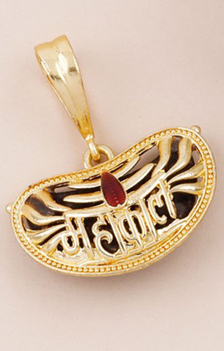 Paola Jewels | Paola Gold Plated Classic designer Pendant Locket Mahakal Pendant Jewellers For Man And Boy  0