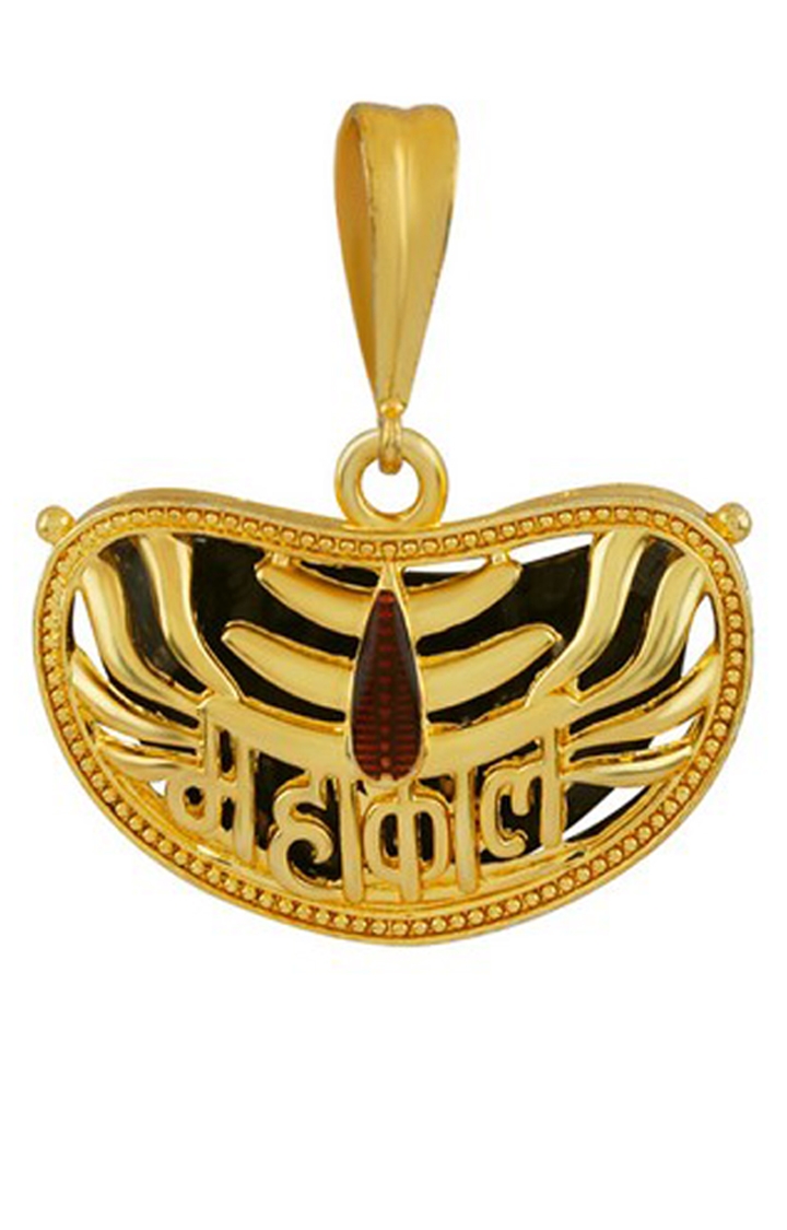 Paola Jewels | Paola Gold Plated Classic designer Pendant Locket Mahakal Pendant Jewellers For Man And Boy  1