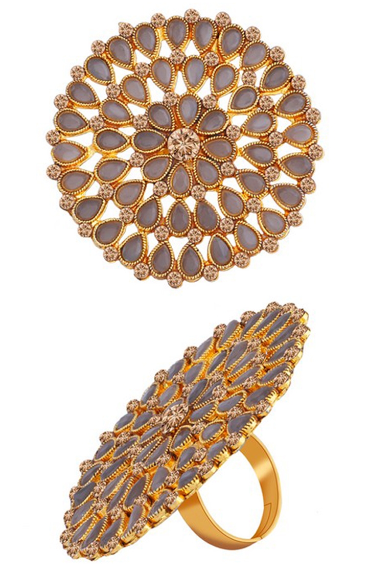 Antique Premium Brass Finger Ring design 28 – Be-Oxi Queen