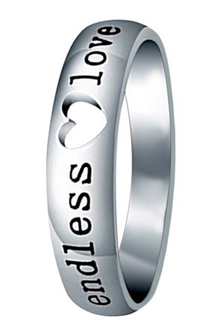 Paola Party Wear Adjustable Couple Rings Set for lovers Silver Plated Solitaire for Men and Women 2 Pair 