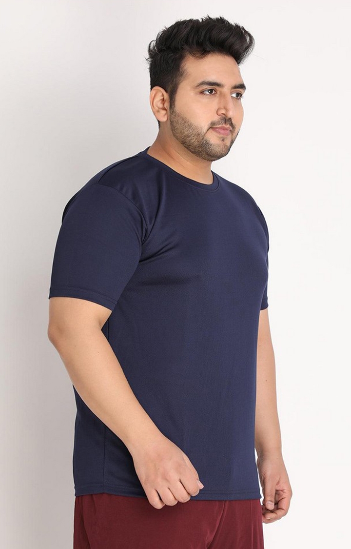 Polyester Short-sleeves V Neck Men's Blue & Light Green Athletic Printed T  Shirt Gender: Male at Best Price in Akola