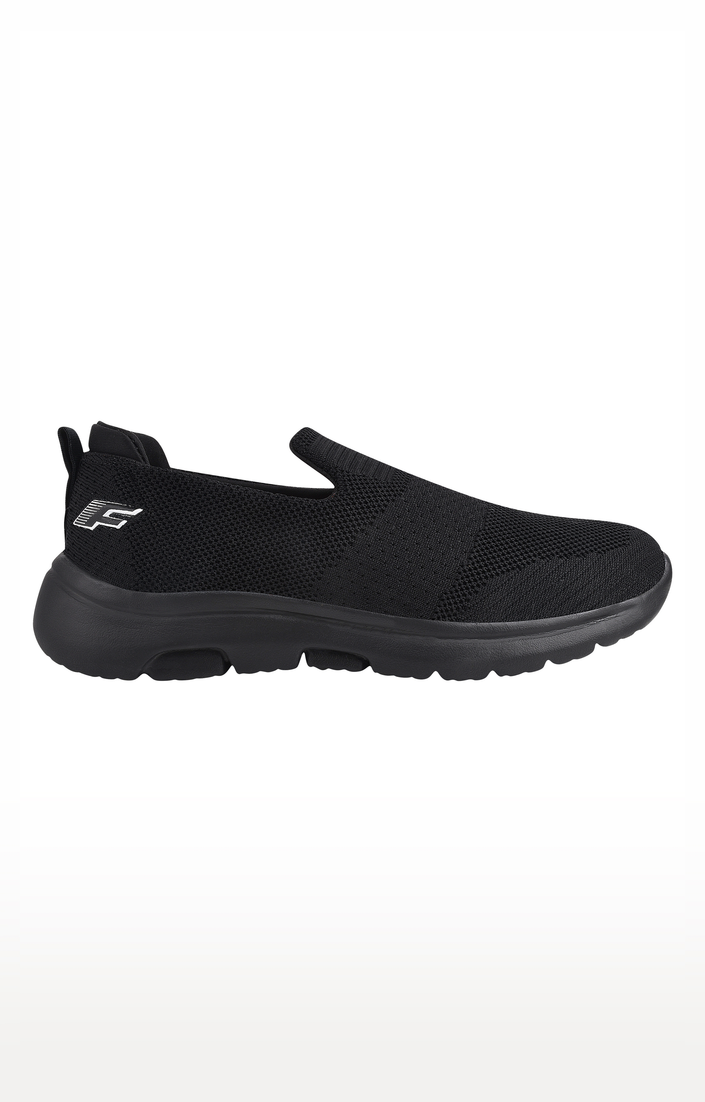 Fitze | Black Casual Slip-on Shoes (PLUOTO_01_BLK) 2