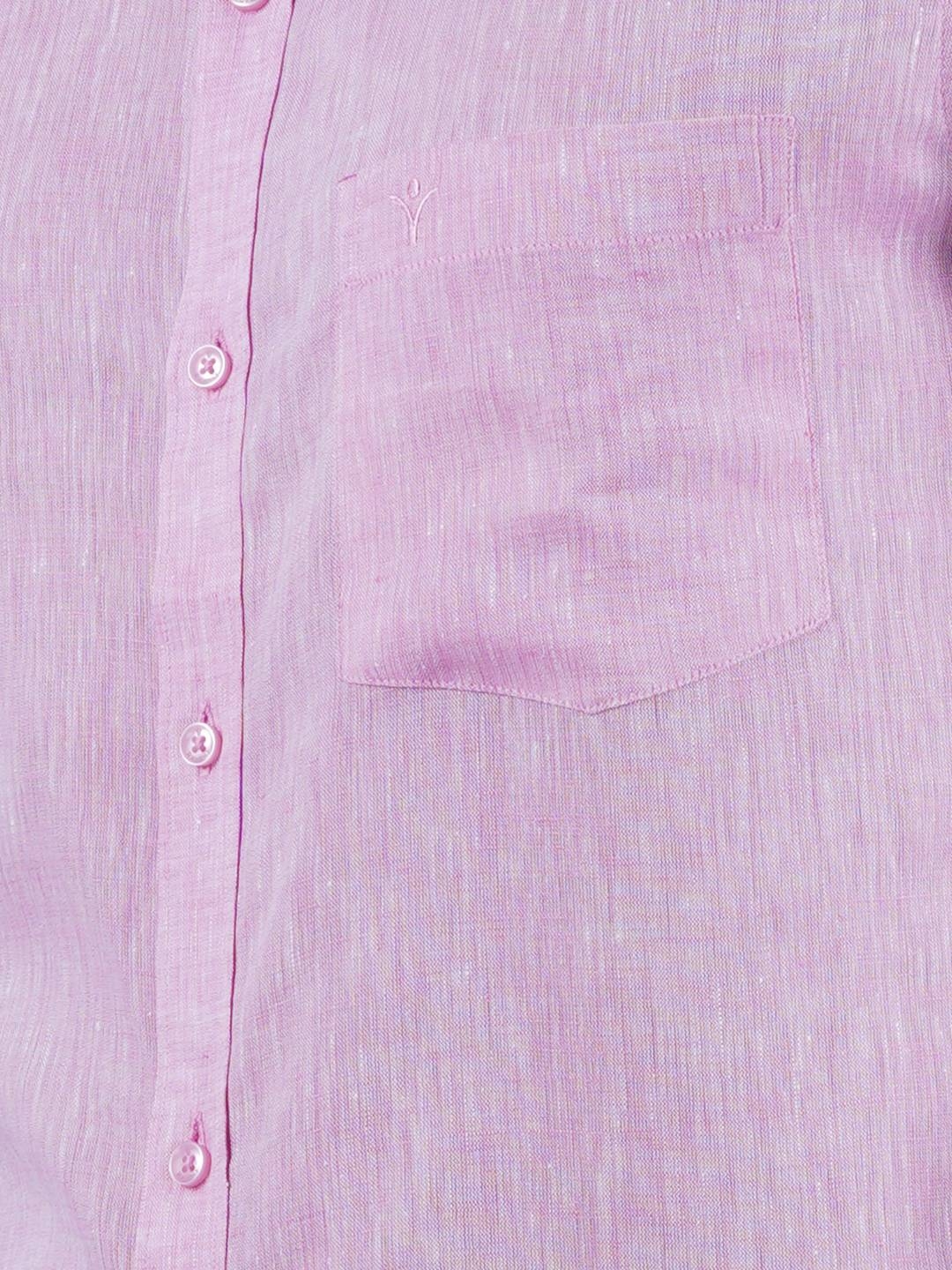 Ramraj Cotton | Ramraj Cotton 100% Pure Linen Solid Smart Fit Shirt 0