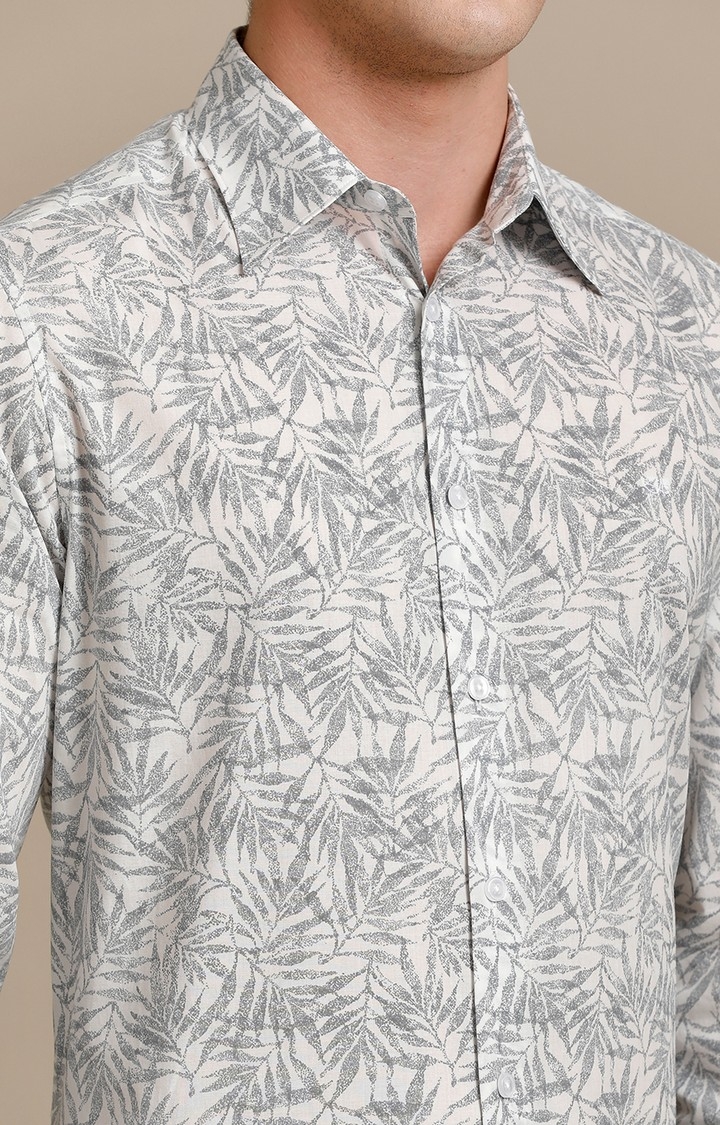 Men's Multicolor Cotton Tropical Casual Shirt