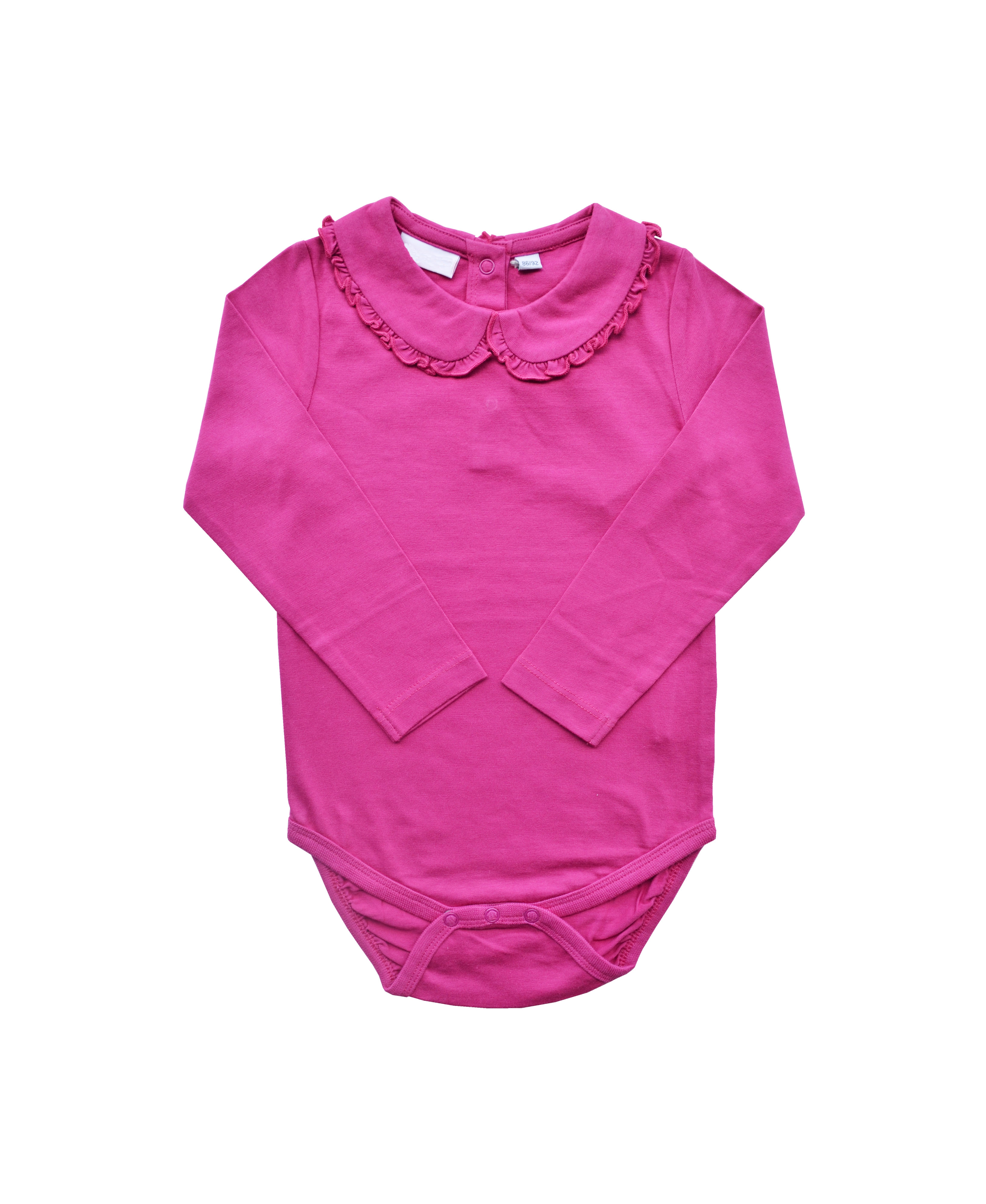Babeez | Pink Body With Peter Pan Collar Opening On Back (100% Cotton Jersey) undefined