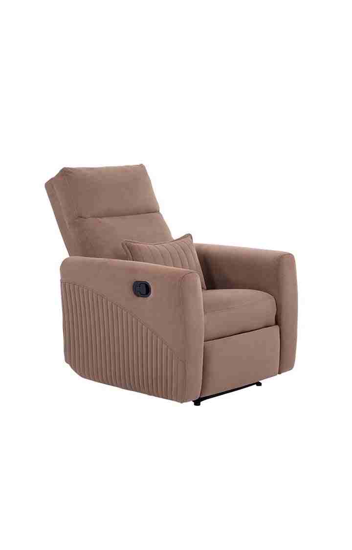 NEUDOT Eazy Boy Single Seater Fabric Recliner - Devine Brown