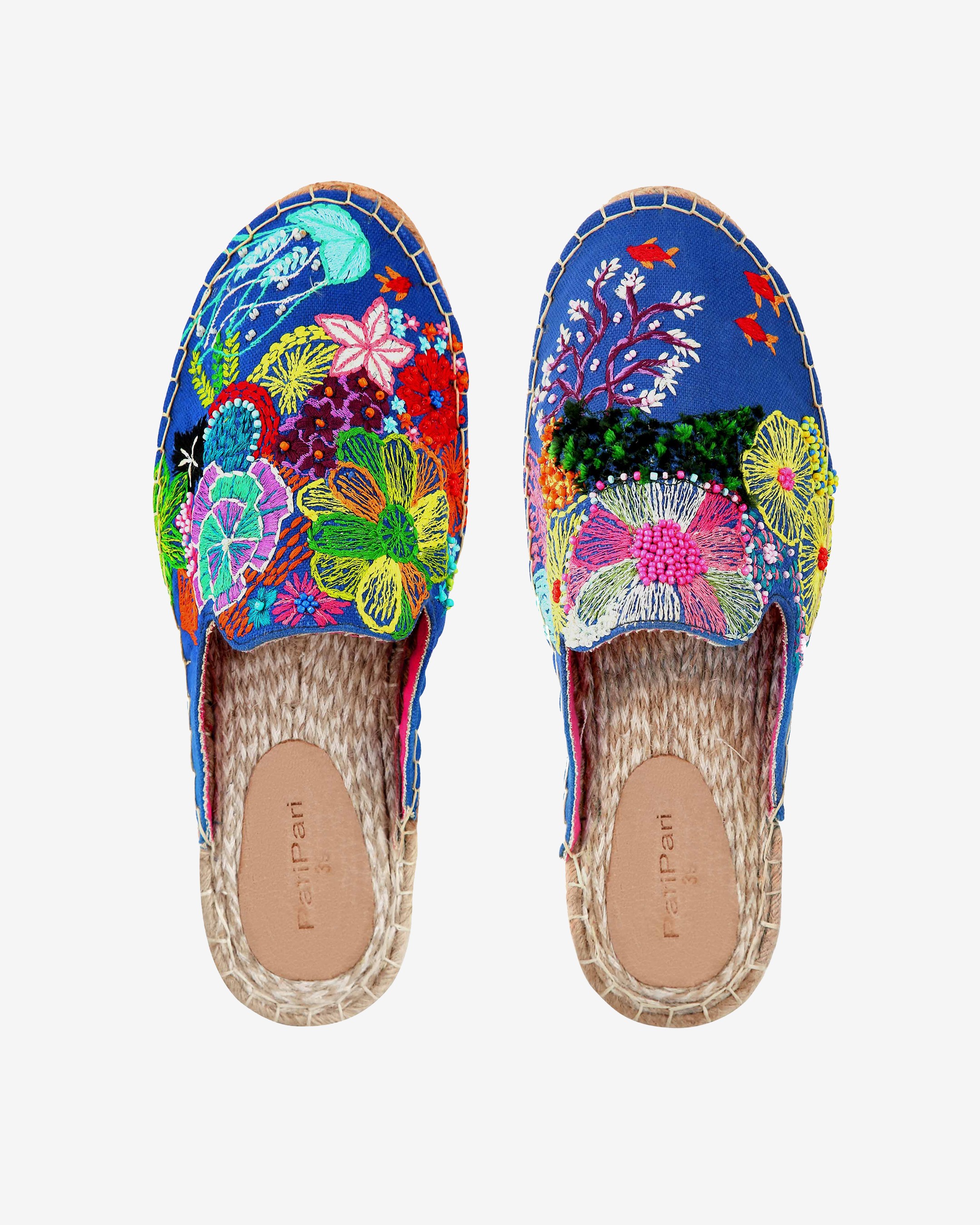Fiji Espadrilles Haut Fabric Lined Platform