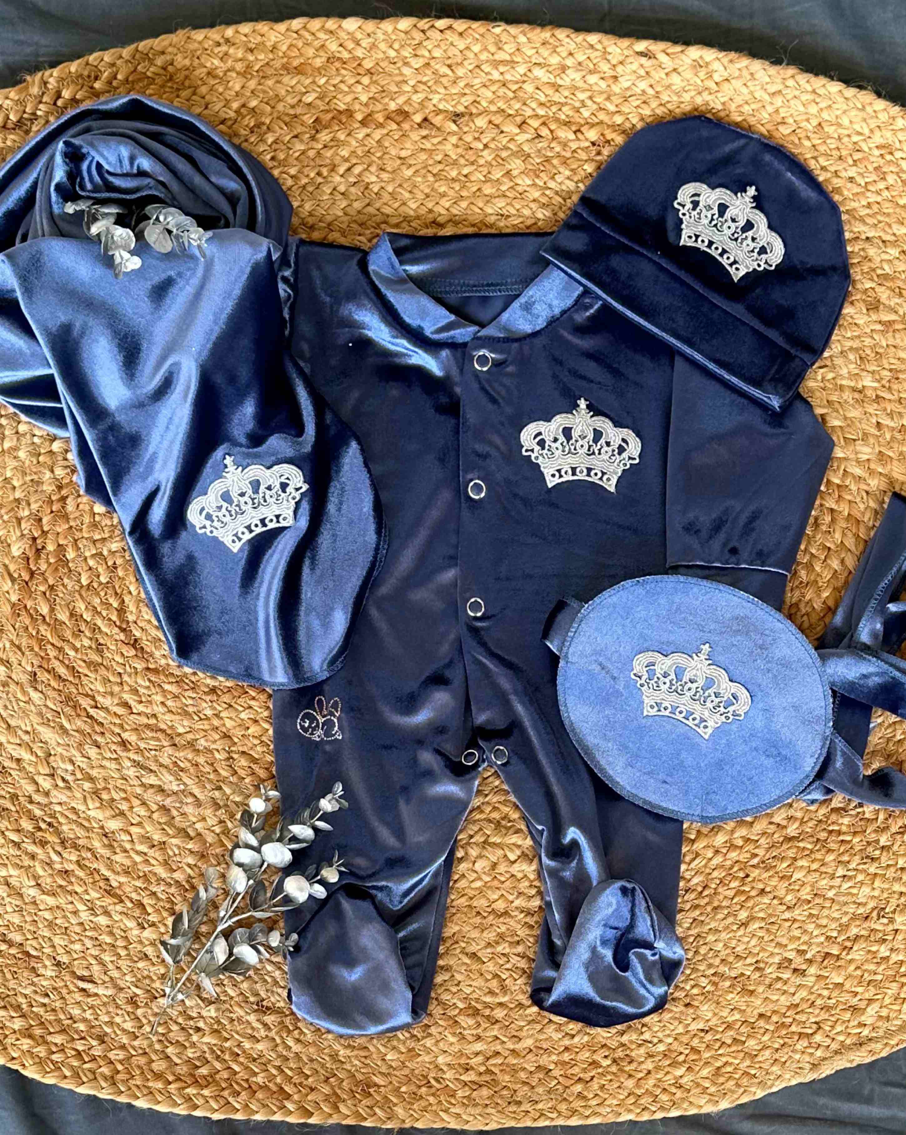 MIDNIGHT SAPPHIRE ROMPER SET