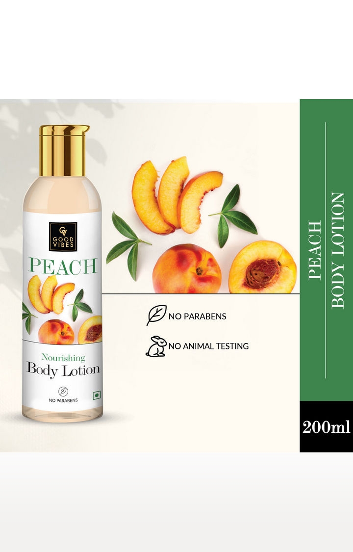 Good Vibes | Good Vibes Nourishing Body Lotion - Peach (200 ml) 1