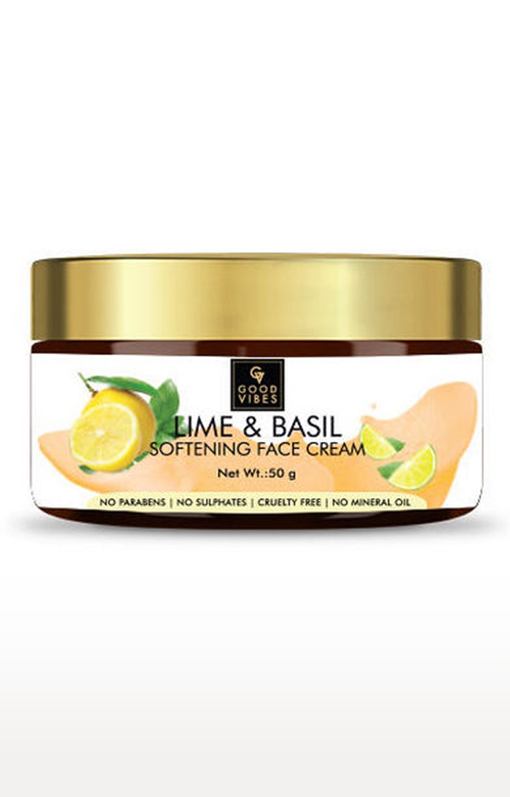 Good Vibes | Good Vibes Softening Face Cream - Lime and Basil (50 g) 0