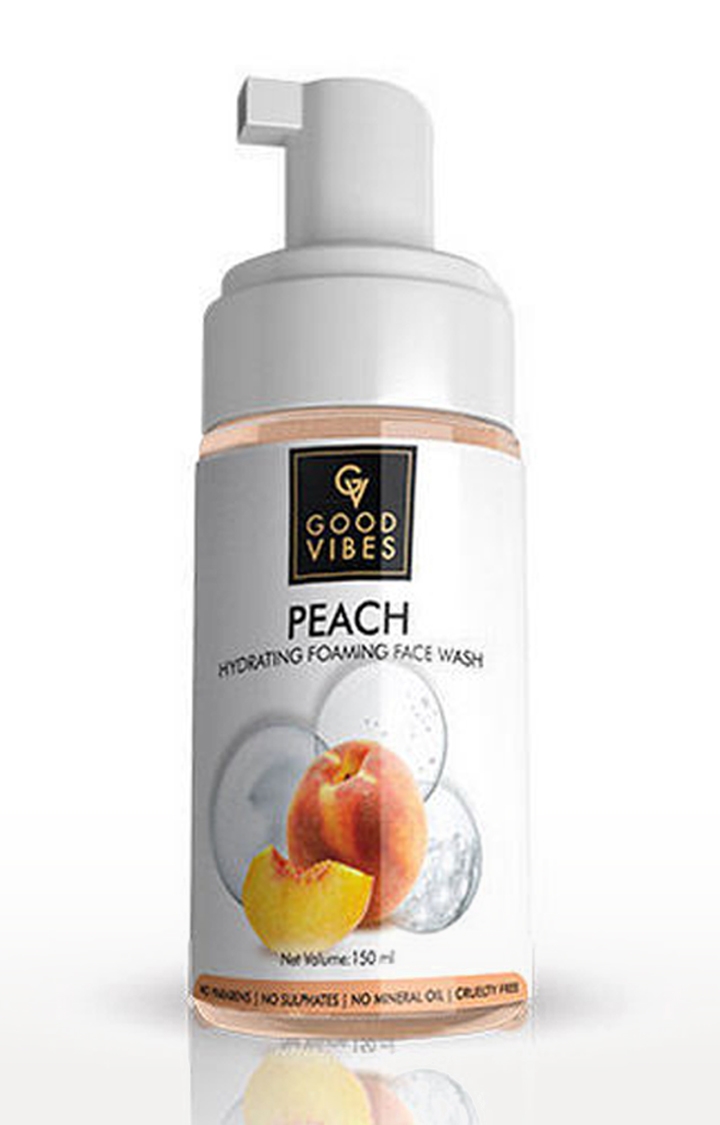 Good Vibes | Good Vibes Hydrating Foaming Face Wash - Peach (150ml) 0