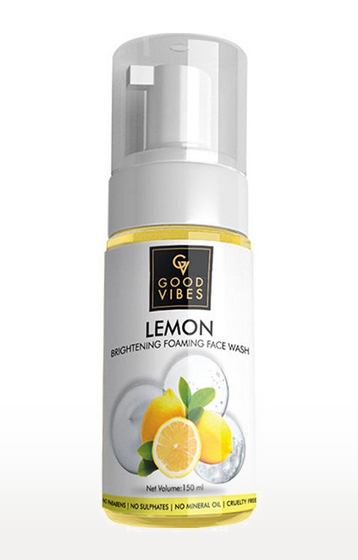 Good Vibes Brightening Foaming Face Wash Lemon 150ml