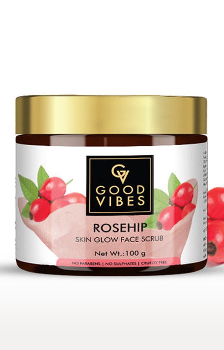 Good Vibes Skin Glow Face Scrub - Rosehip (100 g)