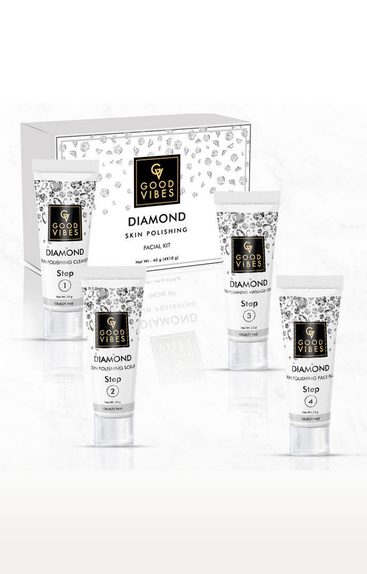 Good Vibes Skin Polishing Facial Kit - Diamond (40 g)