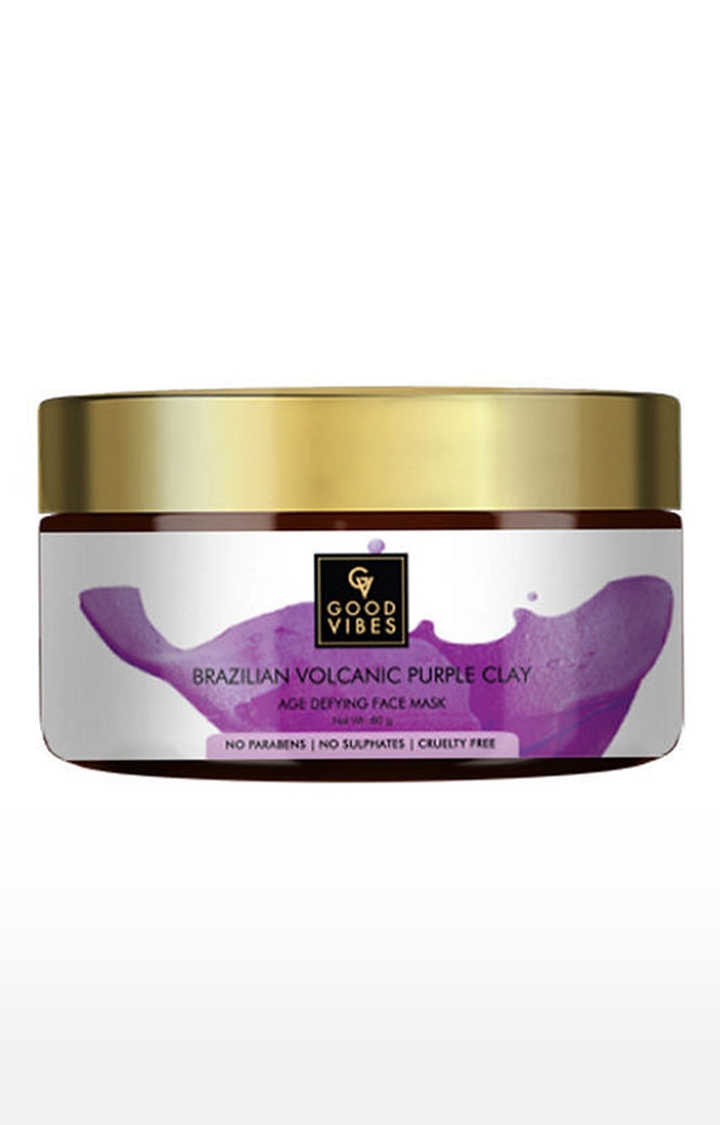Good Vibes | Good Vibes Brazilian Volcanic Purple Clay Age Defying Face Mask (60 g) 0