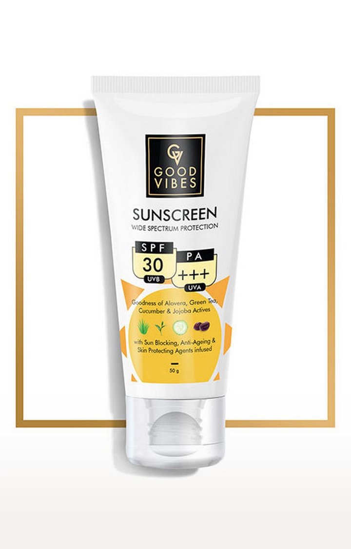 Good Vibes | Good Vibes Wide Spectrum Sunscreen with SPF 30 (50 g) 1