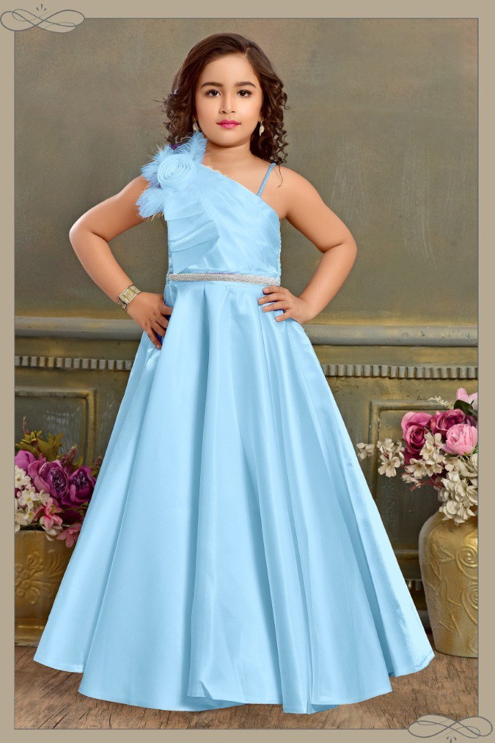 Kids blue gown cheap