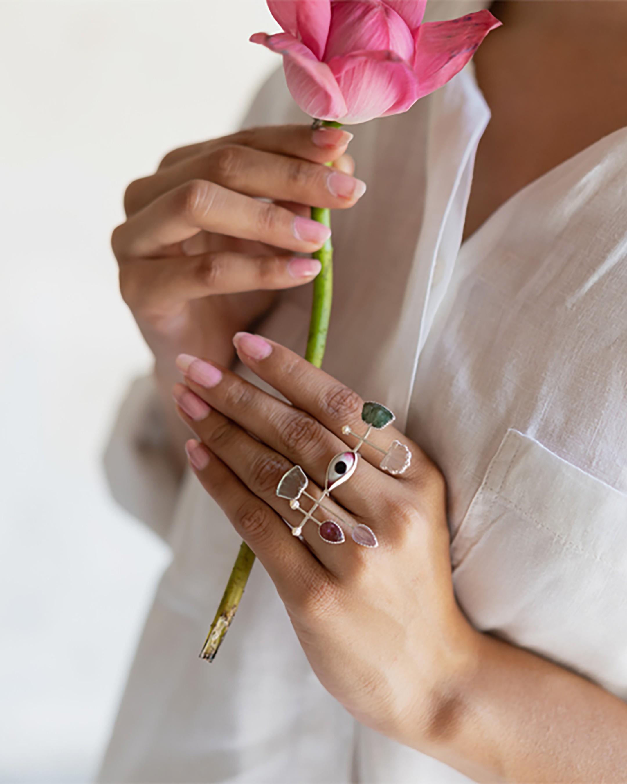 Pichwai Lotus Ring